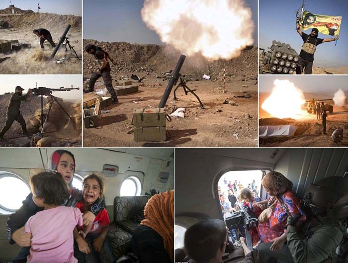 ISIS Kocar-kacir di Amerli Dihantam Militer Irak Didukung AS